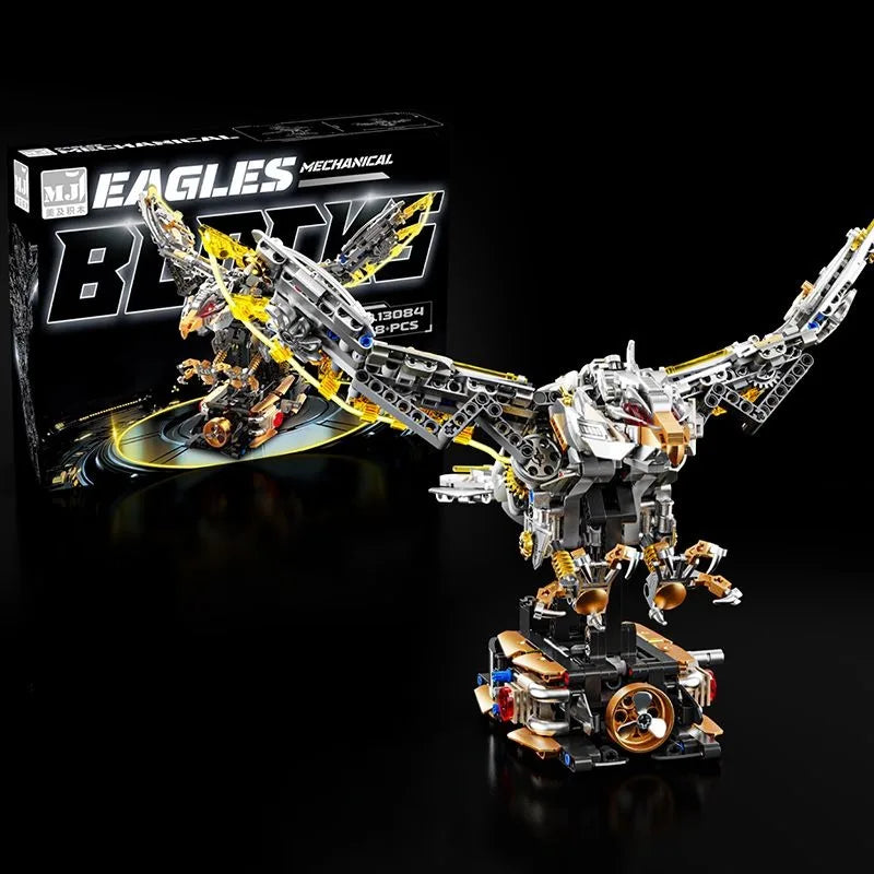 Mechanical Eagle Building Block Set - 1168pc STEM Science Toy