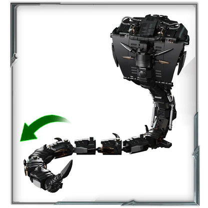 Cyber-Serpent Mechanical Snake - 1000+ Piece Technical Building Set