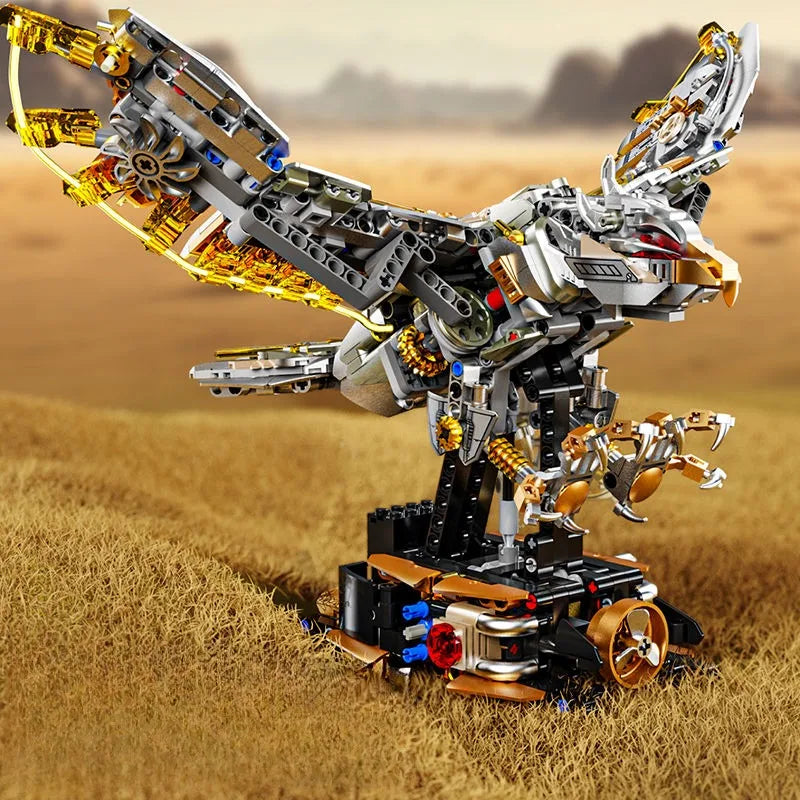 Mechanical Eagle Building Block Set - 1168pc STEM Science Toy