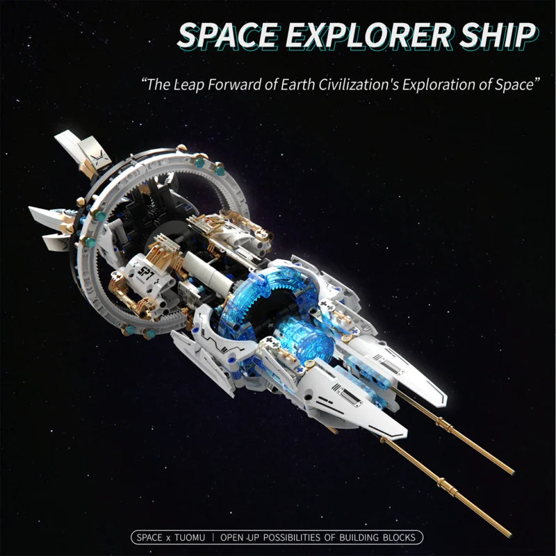 Galactic Explorer T2015 Spaceship - 1144pc Aerospace Building Set