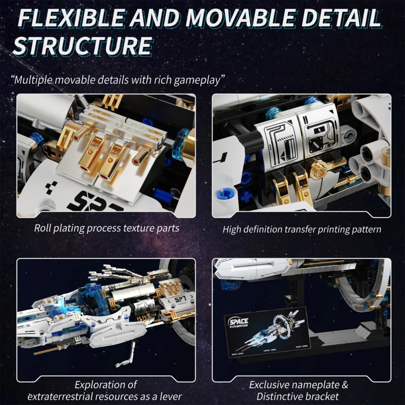 Galactic Explorer T2015 Spaceship - 1144pc Aerospace Building Set