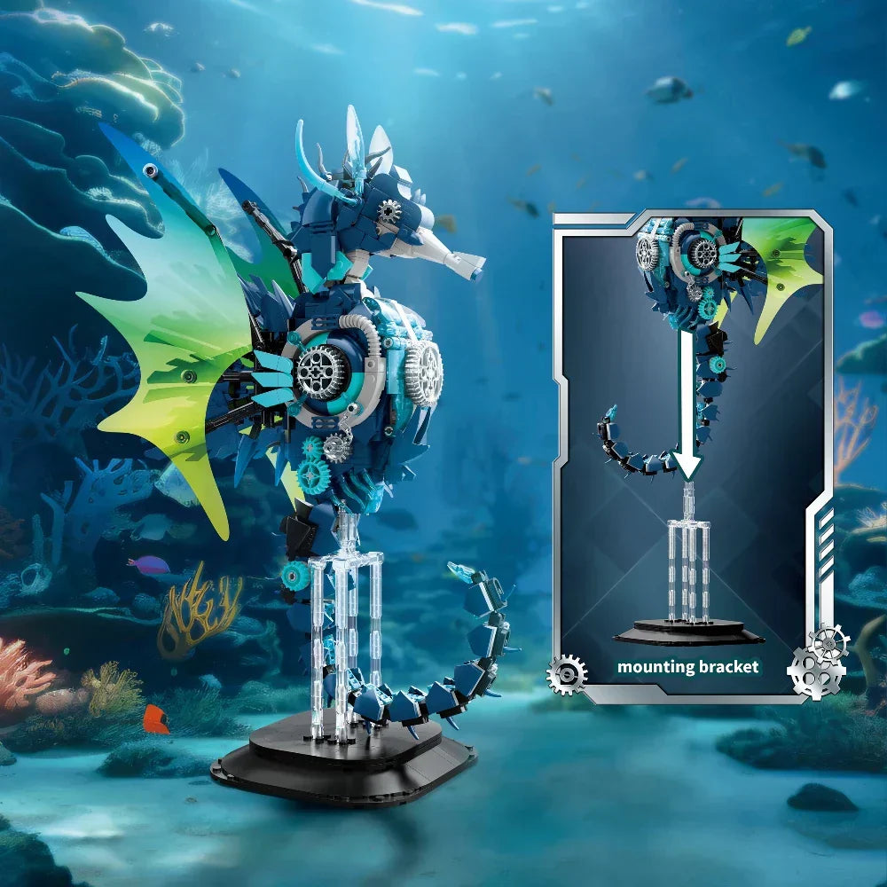 Mechanical Seahorse - 1003-Piece Ocean Building Set