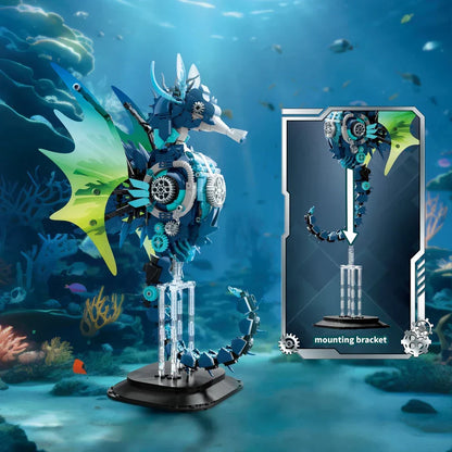 Mechanical Seahorse - 1003-Piece Ocean Building Set