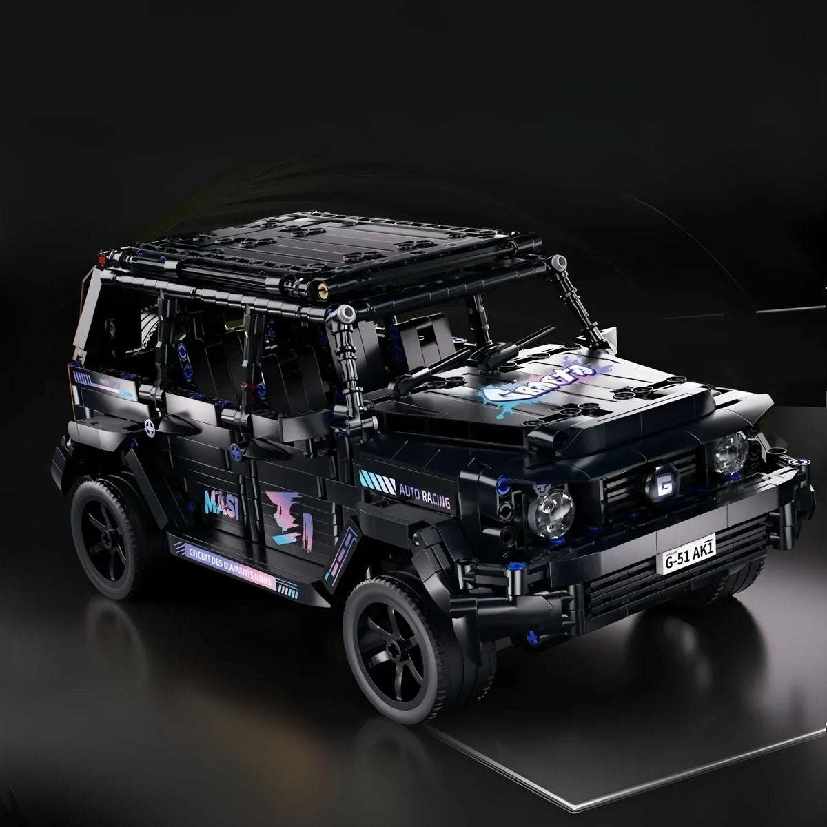 Velocity Build 1:14 RC Sports Car - DIY Building Block Model Kit