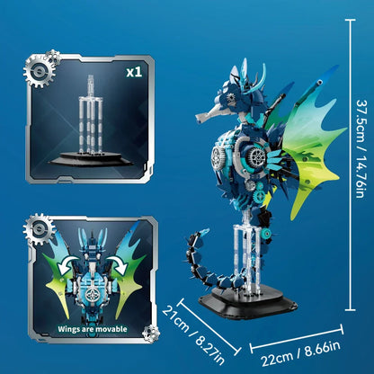 Mechanical Seahorse - 1003-Piece Ocean Building Set
