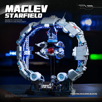 Galactic TIE Starship - Space Fighter Building Block Set