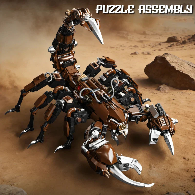 CyberScorp Mechanical Scorpion - 1074pc Cyberpunk Building Set