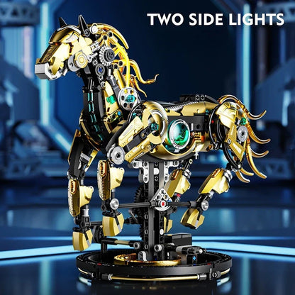 Cyber-Steed Mechanical Horse - 1055PCS MOC Building Block Set