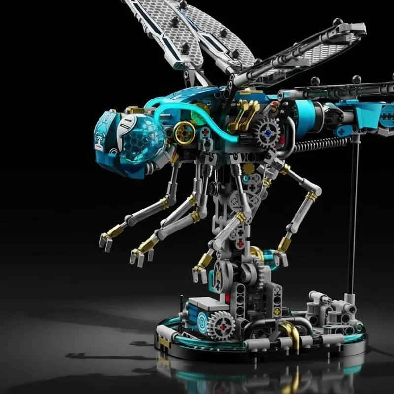 Bionic Dragonfly - 866Pcs Mechanical Building Set