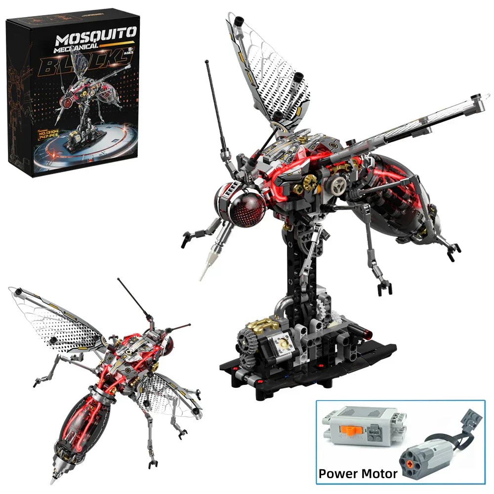 Mechanical Mosquito - Cyberpunk Insect MOC Building Set