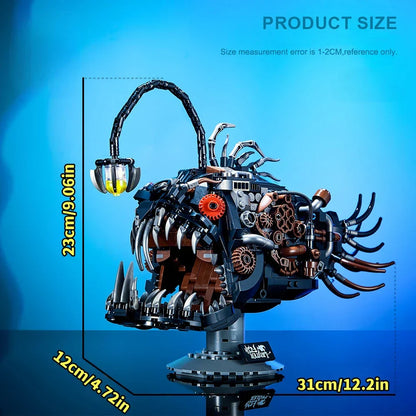 Mechanical Lantern Fish - 1038pcs Technical MOC Building Set