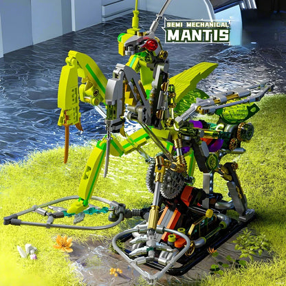 CyberMantis Mechanical Building Block Model - 999 Piece STEM Toy