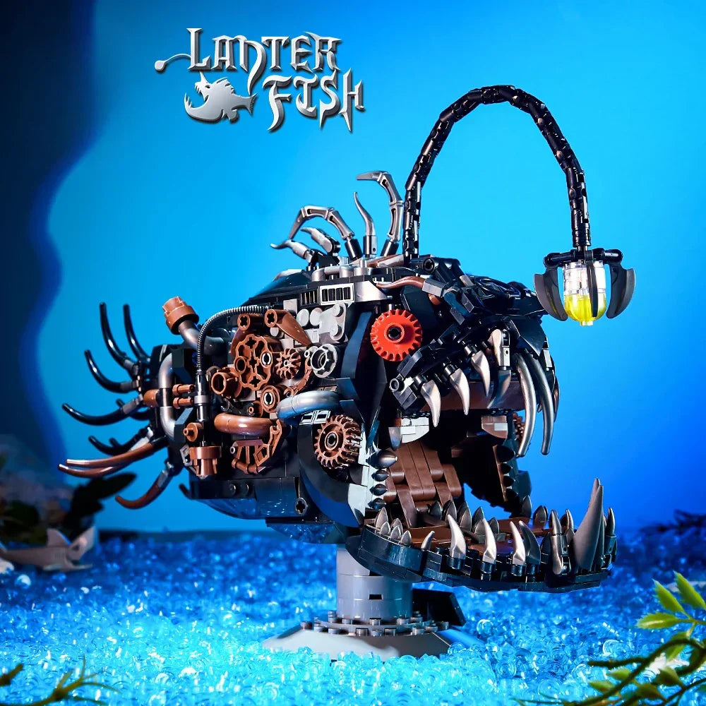 Mechanical Lantern Fish - 1038pcs Technical MOC Building Set