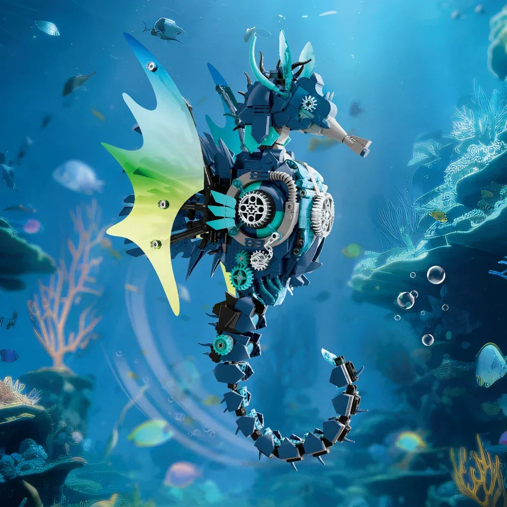 Mechanical Seahorse - 1003-Piece Ocean Building Set