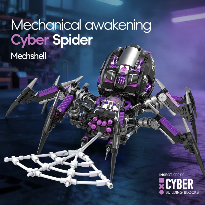 Spider Hunter Mecha Warrior - 971Pcs MOC Building Block Set