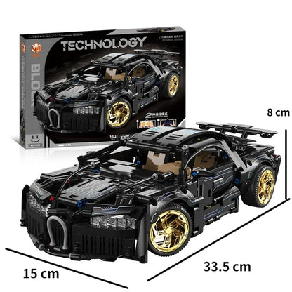 Voice of the Night Supercar - 1:14 RC Racing Car Building Set