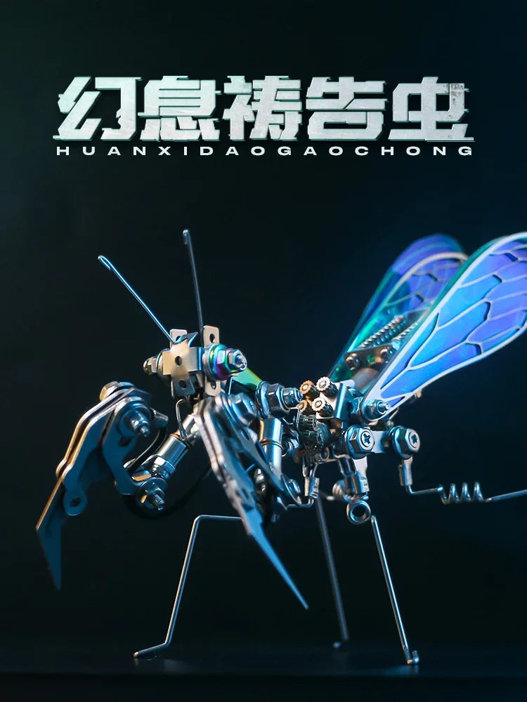 Mechanical Insect 3D Metal Puzzle Kit - DIY Steampunk Model