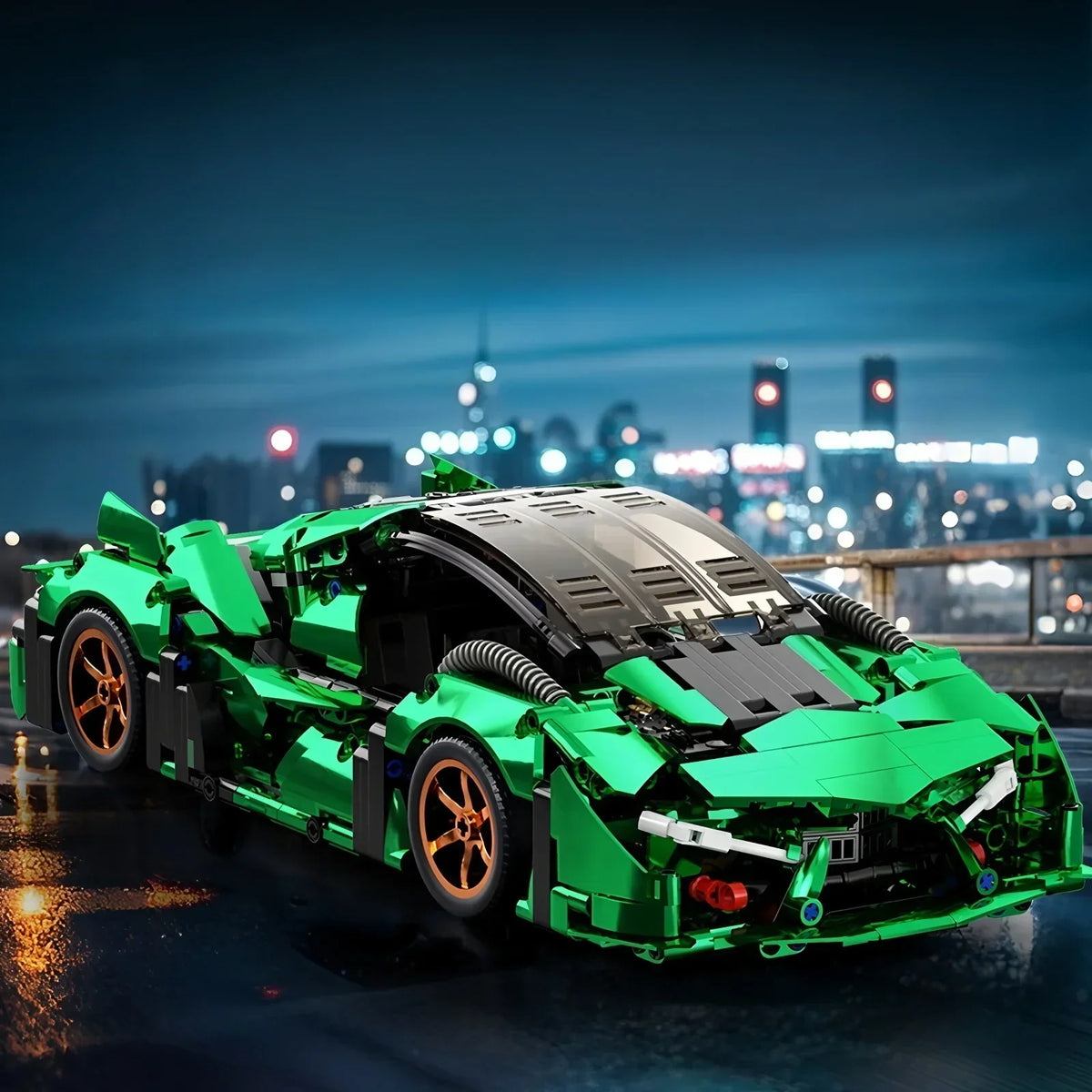 Apex Velocity 1:14 Supercar - Technical Racing Building Block Set