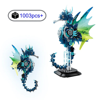 Mechanical Seahorse - 1003-Piece Ocean Building Set