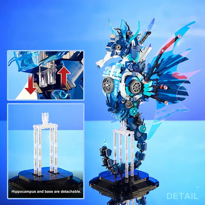 AquaMech Mechanical Seahorse - 1003pc Marine Building Block Set