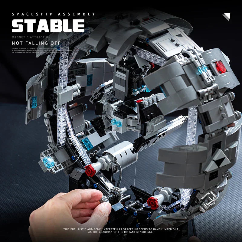 Galactic TIE Starship - Space Fighter Building Block Set
