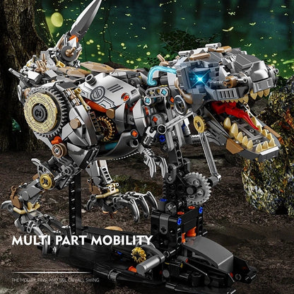 CyberRex Mechanical T-Rex - 1268pcs Motorized Dinosaur Building Set