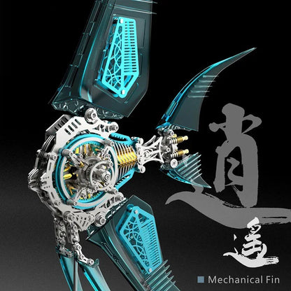 Steampunk Mechanical Angel Fish - 3D Metal Model Kit