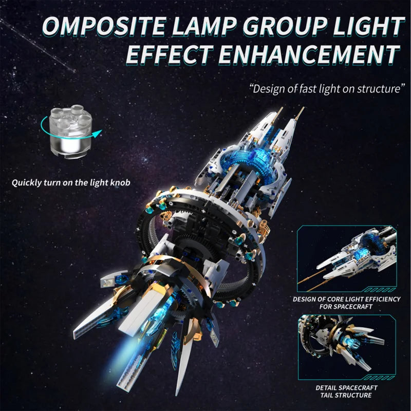 Galactic Explorer T2015 Spaceship - 1144pc Aerospace Building Set