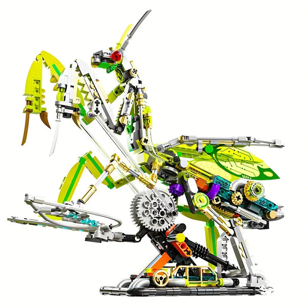 CyberMantis Mechanical Building Block Model - 999 Piece STEM Toy