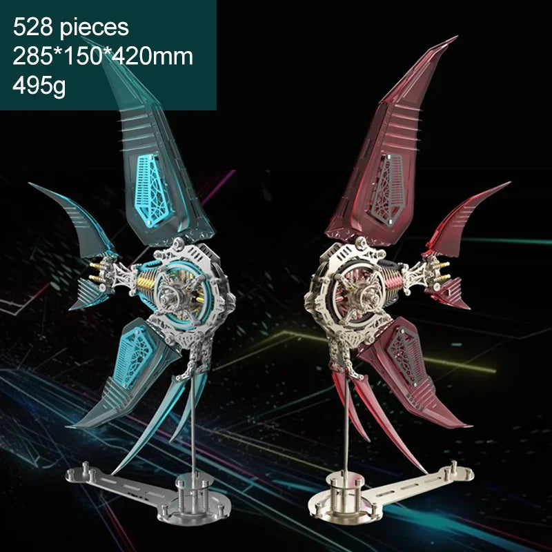 Steampunk Mechanical Angel Fish - 3D Metal Model Kit