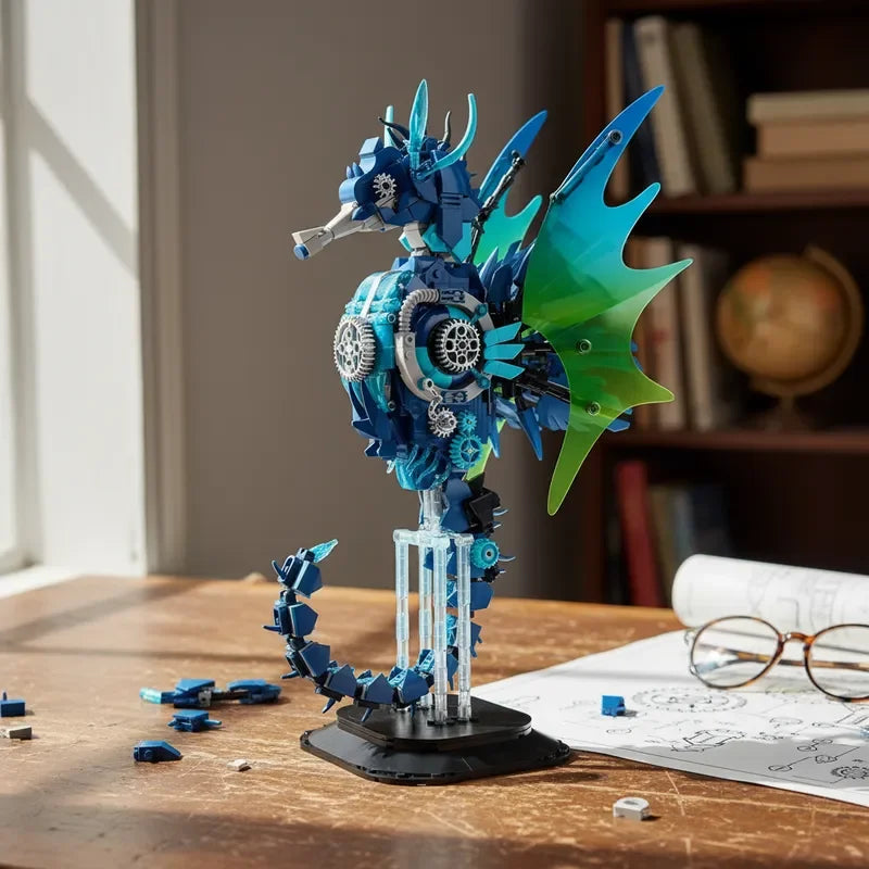 Mechanical Seahorse - 1003-Piece Ocean Building Set