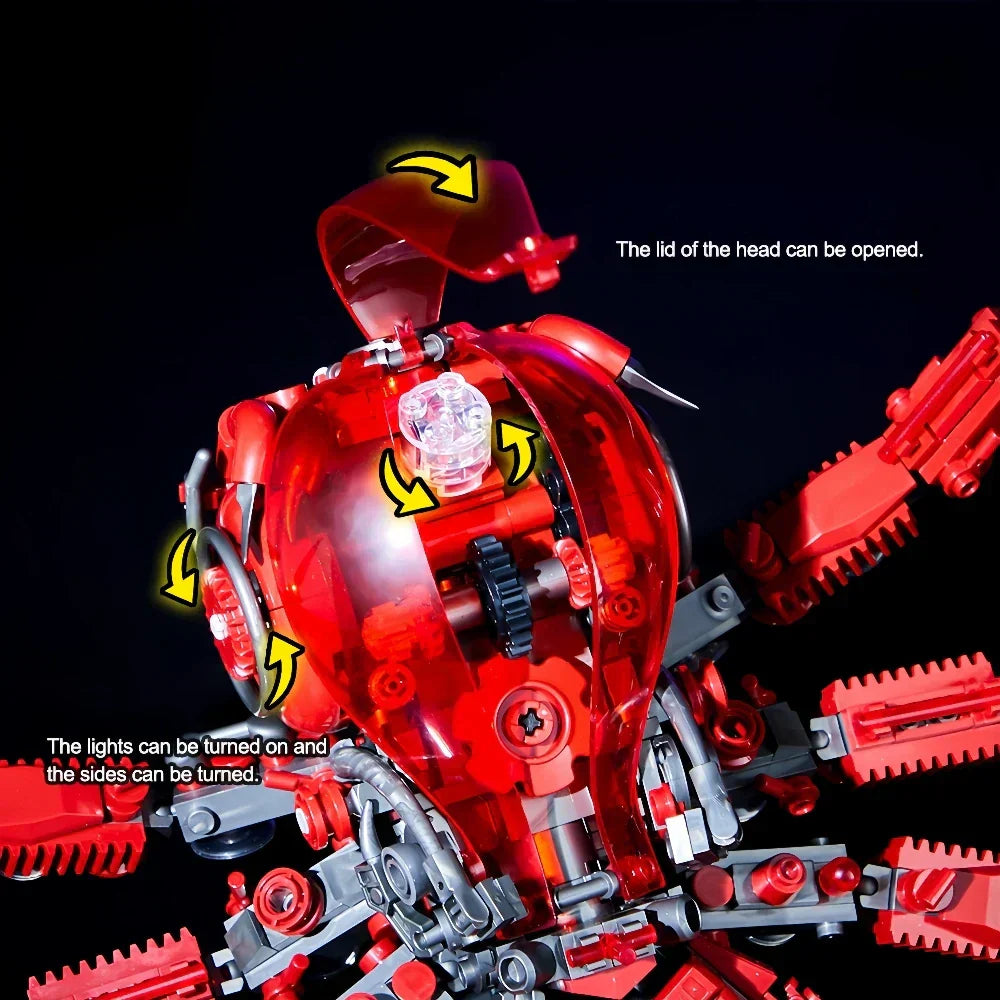 Mechanical Octopus - 882pcs STEM Building Block Set