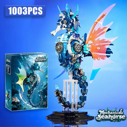 AquaMech Mechanical Seahorse - 1003pc Marine Building Block Set