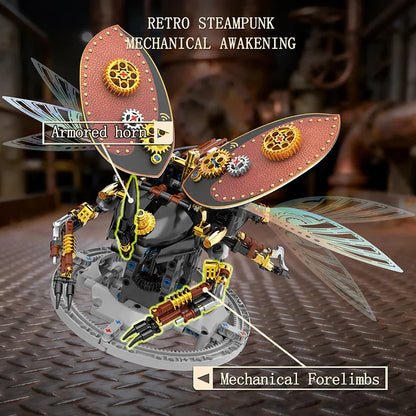 Mechanical Beetle MOC - Motorized Electric Building Block Kit