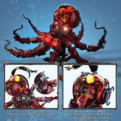 Mechanical Octopus - 882pcs STEM Building Block Set