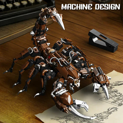 CyberScorp Mechanical Scorpion - 1074pc Cyberpunk Building Set