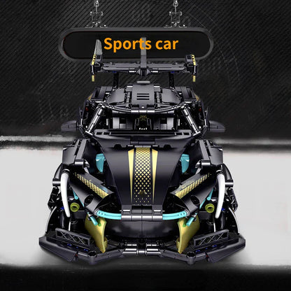 V12 Concept Supercar - 1200pc RC Racing Car Building Block Set