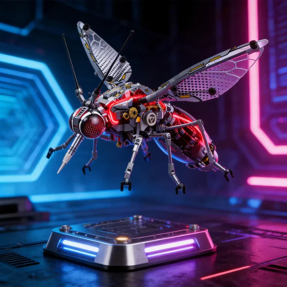 Mechanical Mosquito - Cyberpunk Insect MOC Building Set