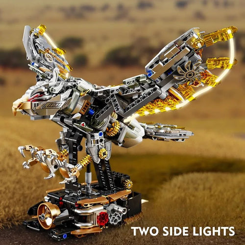 Mechanical Eagle Building Block Set - 1168pc STEM Science Toy