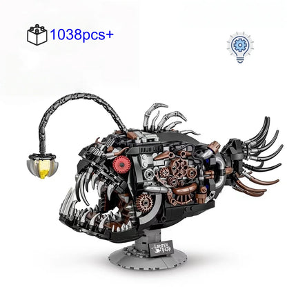 Mechanical Lantern Fish - 1038pcs Technical MOC Building Set