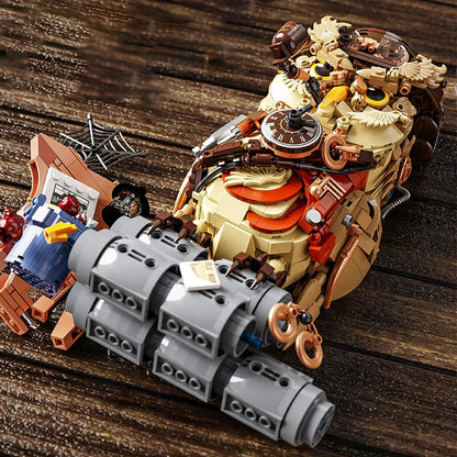 Owl Detective Magic Animal - 1200+ Piece MOC Building Block Set