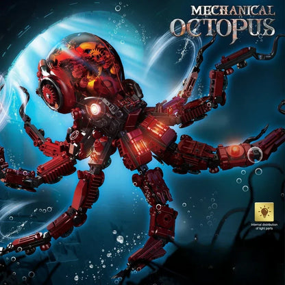 Mechanical Octopus - 882pcs STEM Building Block Set