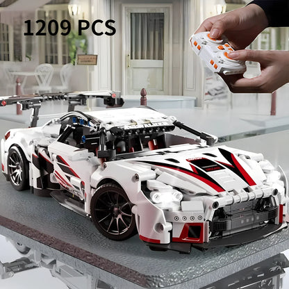 Velocity GT 1:14 Building Block RC Sports Car - 1209 Pieces