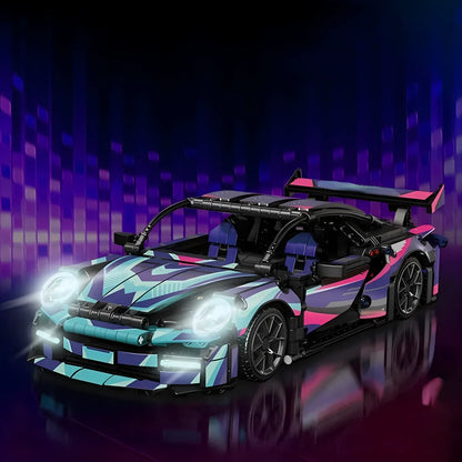 Velocity GT 1:14 RC Sports Car - 1280 Piece MOC Building Block Set