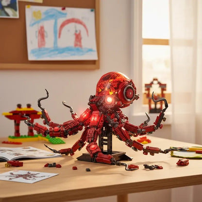 Mechanical Octopus - 882pcs STEM Building Block Set