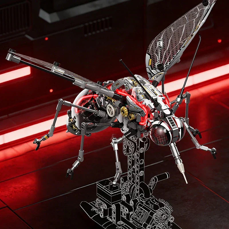 Mechanical Mosquito - Cyberpunk Insect MOC Building Set