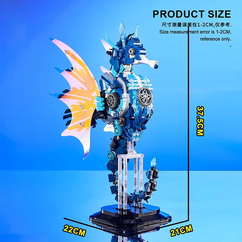 AquaMech Mechanical Seahorse - 1003pc Marine Building Block Set