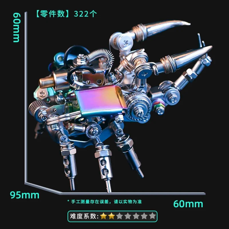 Mechanical Insect 3D Metal Puzzle Kit - DIY Steampunk Model