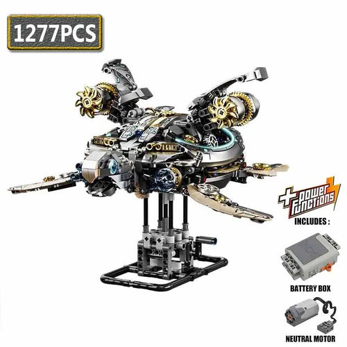 AquaMech Sea Turtle - 1277pc Mechanical Building Block Model