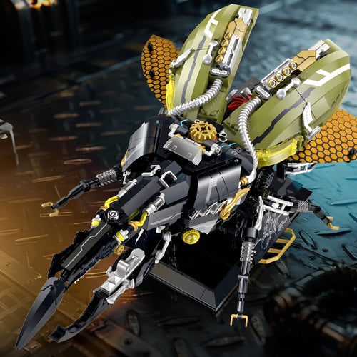 CyberMech Neon Insect Series - Cyberpunk Building Block Model Kit